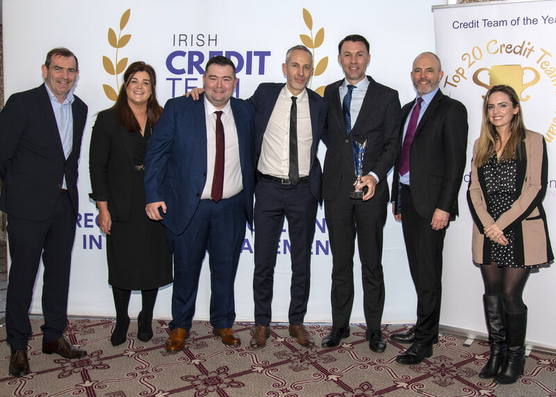 Finalists and Recipients of Awards at the Irish Credit Team Awards.